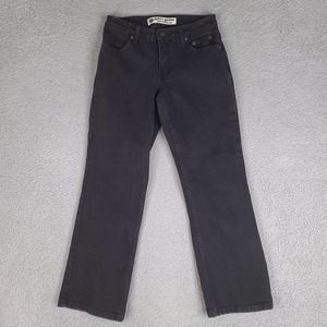 Harley Davidson Jeans Womens 4P Black Denim Bootcut 27x27 Cotton‎ Blend